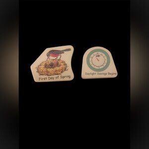 First Day Of Spring and Daylight Savings Begins Magnets